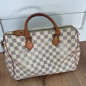 Authentic Louis Vuitton Damier Azur Speedy 30